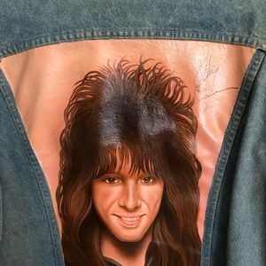 Hand painted Richie Sambora/Bon Jovi jacket 1987